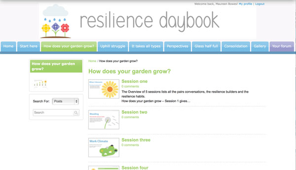 The Resilience Daybook Screenshot